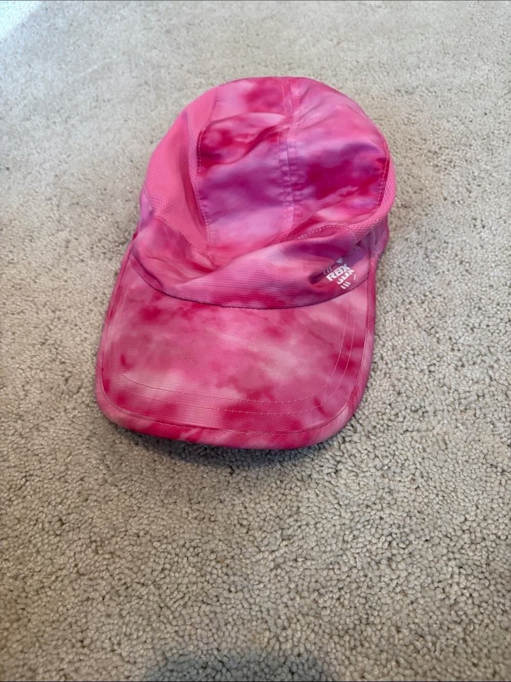 REI Pink Tie-Dye Visor Cap